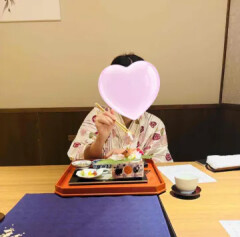 浴衣で♪
